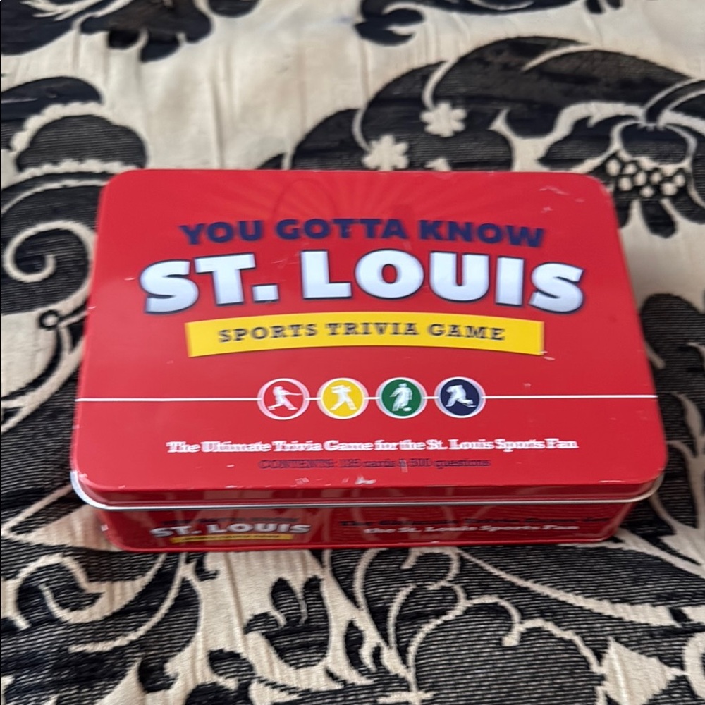 You Gotta Know St. Louis Sports Trivia 125 Card Game